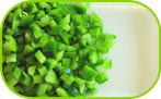 Green peppers diced 5kg